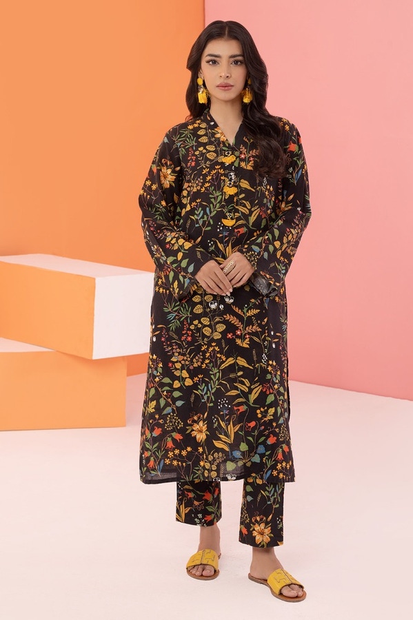 UAE -Khaddar Printed Shirt And Trouser WGK-KDW-DP-3084