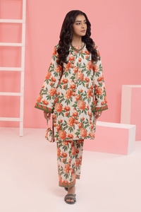 UAE -Khaddar Printed Shirt And Trouser WGK-KDW-DP-3207