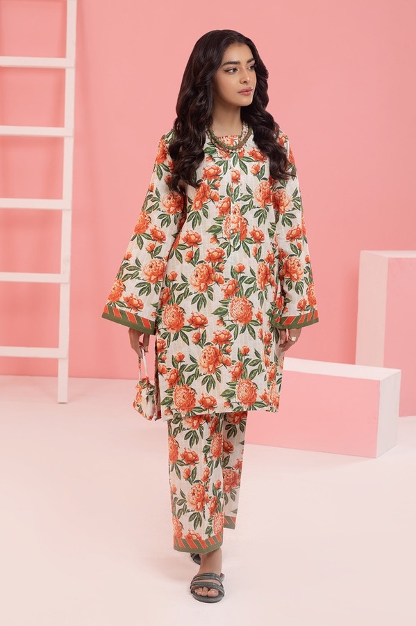 UAE -Khaddar Printed Shirt And Trouser WGK-KDW-DP-3207
