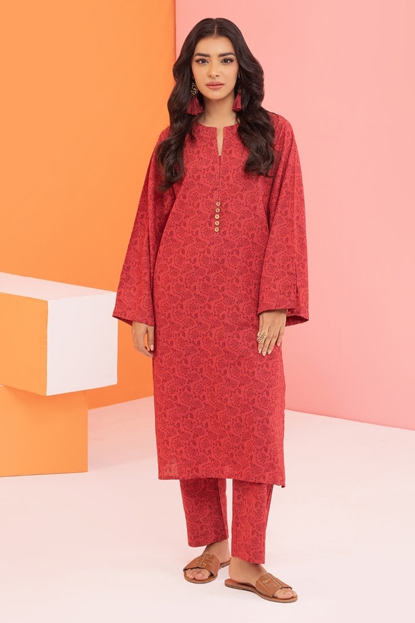UAE -Khaddar Printed Shirt And Trouser WGK-KDW-DP-3221