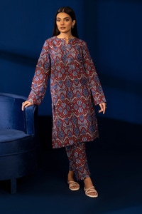 UAE -Khaddar Printed Shirt And Trouser WGK-KDW-DP-3331