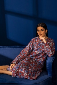 UAE -Khaddar Printed Shirt And Trouser WGK-KDW-DP-3331