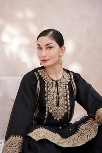 UAE -Khaddi Net Embroidered Shirt WGK-KNS-DE-2818