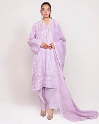 UAE -Needle Craft Embroidered Shirt And Trouser With Dupatta WGK-LWS-DE-2182