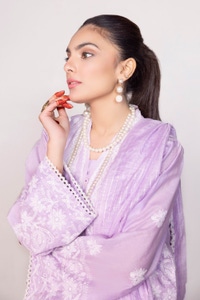 UAE -Needle Craft Embroidered Shirt And Trouser With Dupatta WGK-LWS-DE-2182