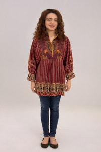 UAE -Har Roz Print Shirt WGK-LWS-DP-1065
