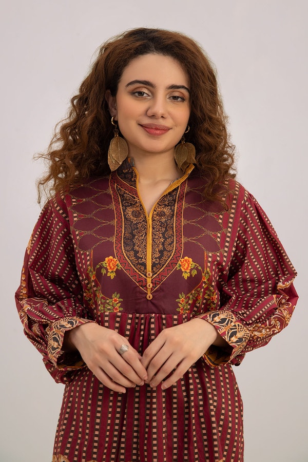 UAE -Har Roz Print Shirt WGK-LWS-DP-1065
