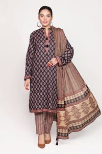 UAE -Rozana Printed Shirt And Trouser With Dupatta WGK-LWS-DP-2216