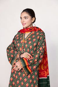 UAE -Rozana Printed Shirt And Trouser With Dupatta WGK-LWS-DP-2217