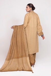 UAE -Rozana Printed Shirt And Trouser With Dupatta WGK-LWS-DP-2218