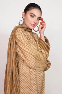 UAE -Rozana Printed Shirt And Trouser With Dupatta WGK-LWS-DP-2218
