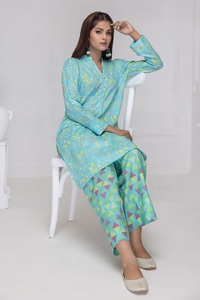UAE -Printed Melody Lawn Printed Shirt And Trouser WGK-LWS-DP-2369