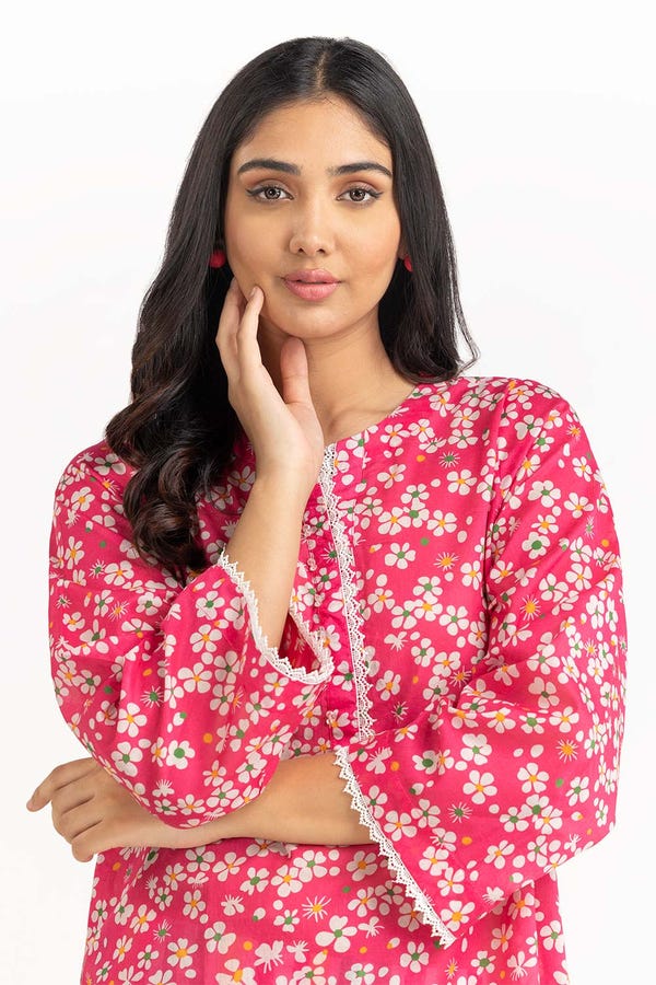 UAE -Har Roz Lawn Printed Shirt And Trouser WGK-LWS-DP-2431