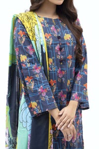 UAE -Lawn Printed Shirt And Lawn Printed Dupatta WGK-LWS-DP-2455