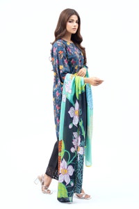 UAE -Lawn Printed Shirt And Lawn Printed Dupatta WGK-LWS-DP-2455