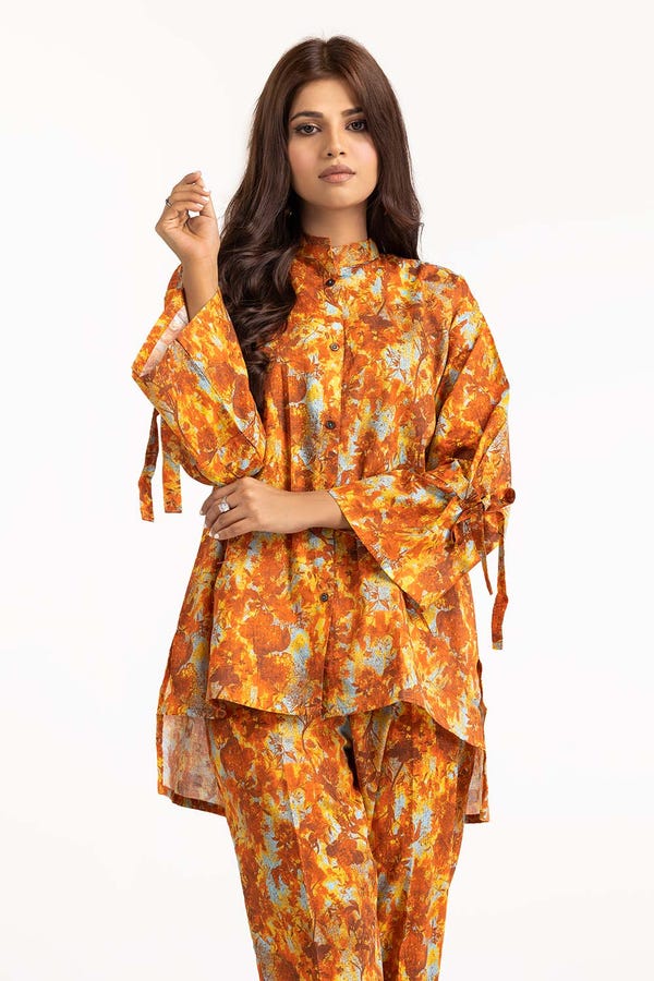 UAE -Printed Melody Lawn Printed Shirt And Trouser WGK-LWS-DP-2456