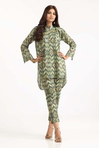 UAE -Printed Melody Lawn Printed Shirt And Trouser WGK-LWS-DP-2460