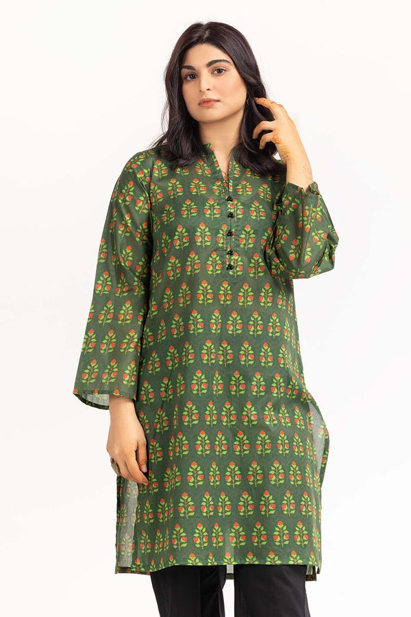UAE -Printed Melody Lawn Printed Shirt WGK-LWS-DP-2506