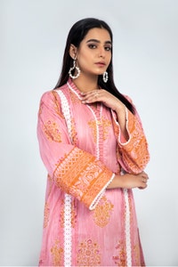 UAE -Lawn Lacquer Printed Shirt WGK-LWS-LP-438