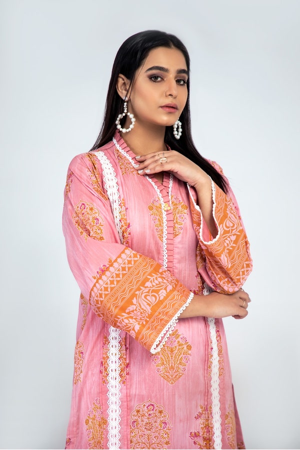UAE -Lawn Lacquer Printed Shirt WGK-LWS-LP-438