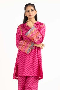 UAE -Printed Melody Lawn Embroidered Shirt And Trouser WGK-LWS-PE-2158