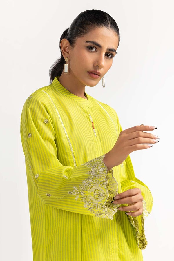UAE -Printed Melody Lawn Embroidered Shirt And Trouser WGK-LWS-PE-2159