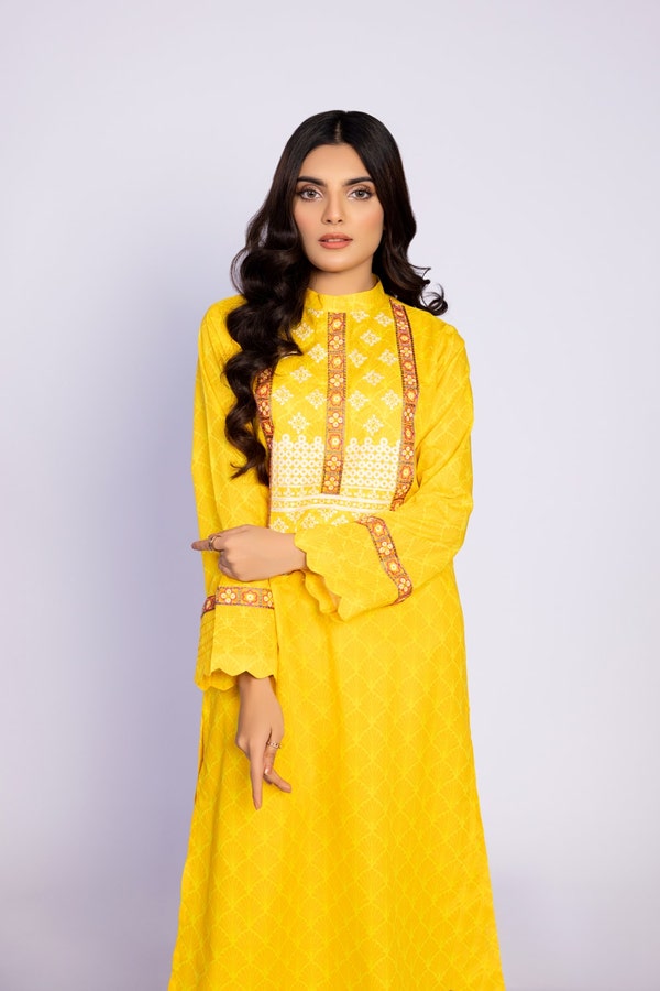 UAE -Printed Meody Embroidered Shirt And Trouser WGK-LWS-PE-2161