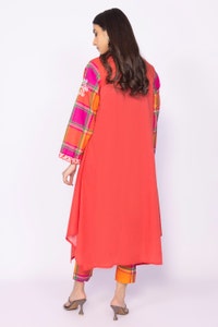 UAE -Printed Melody Embroidered Shirt And Trouser WGK-LWS-PE-2162
