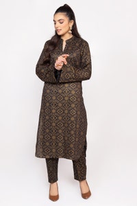 UAE -Block Printed Shirt And Trouser WGK-LWS-SP-2270