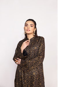 UAE -Block Printed Shirt And Trouser WGK-LWS-SP-2270
