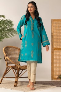 UAE -Shiny Hues Block Printed Shirt WGK-LWS-SP-237