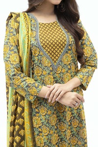 UAE -Lawn Printed Shirt And Trouser With Dupatta WGK-LWUS23-2785