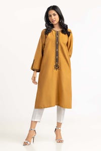 UAE -The Loom Cotton Dyed Embroidered Shirt WGK-PCS-DE-2378