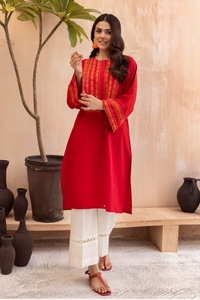 UAE -Rod Silk Embroidered Shirt WGK-RDW-DE-2948