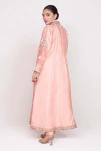 UAE -Tehwaar Raw Silk Block Printed Shirt And Trouser WGK-RSS-SP-2224