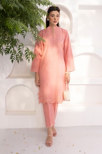 UAE -Silk Embroidered Shirt And Trouser WGK-SKS-DE-2754
