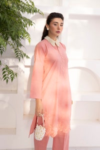 UAE -Silk Embroidered Shirt And Trouser WGK-SKS-DE-2754