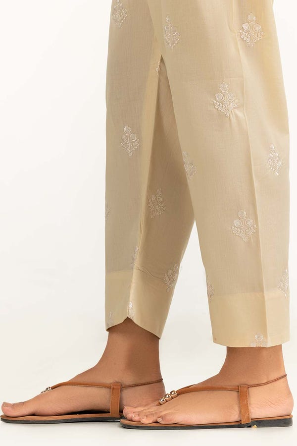 UAE -Cambric Embroidered Trouser WGK-TRS-DE-358