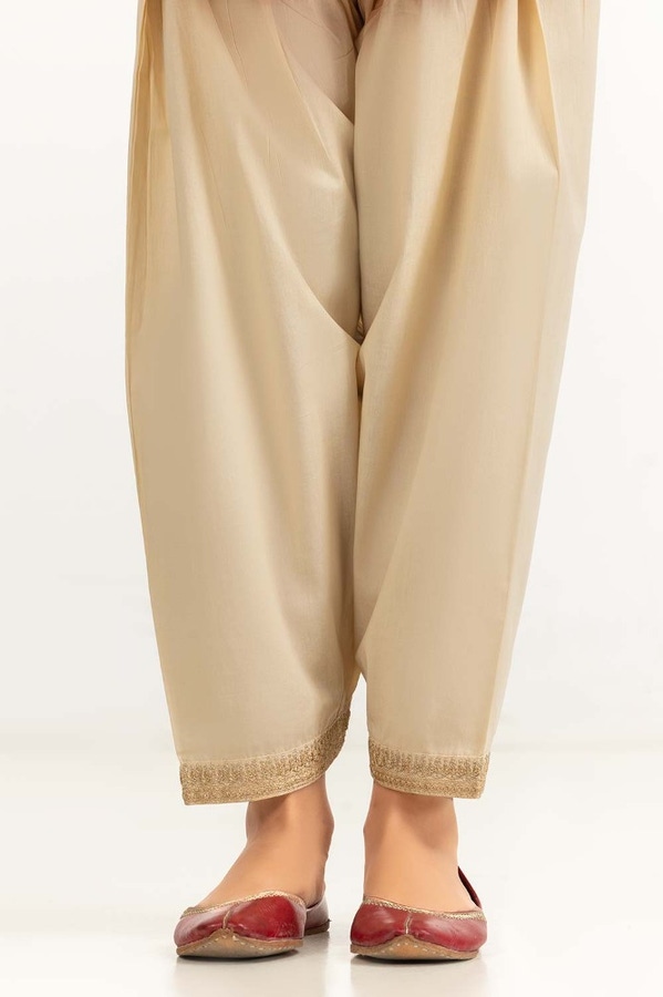 UAE -Cambric Embroidered Shalwar WGK-TRS-DE-378