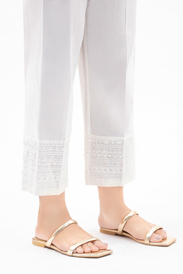 UAE -Cambric Embroidered Trouser WGK-TRS-DE-380