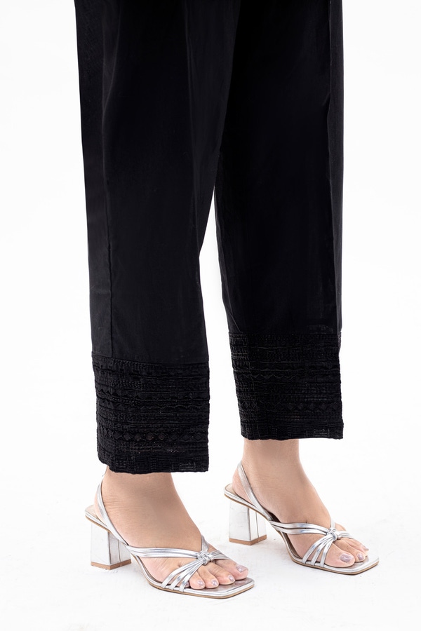 UAE -Cambric Embroidered Trouser WGK-TRS-DE-381