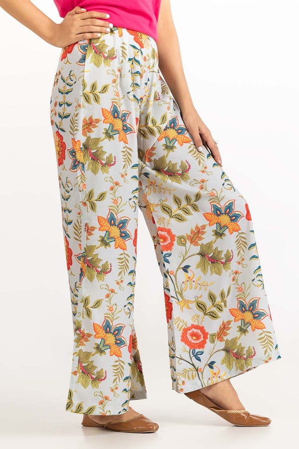 UAE -Satin Silk Printed Trouser WGK-TRS-DP-314