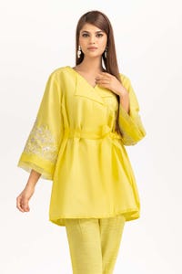 UAE -Tehwaar Yarn Dyed Embroidered Shirt And Trouser WGK-YDS-DE-2304