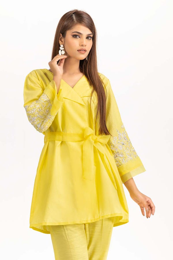 UAE -Tehwaar Yarn Dyed Embroidered Shirt And Trouser WGK-YDS-DE-2304