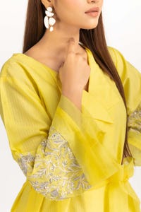 UAE -Tehwaar Yarn Dyed Embroidered Shirt And Trouser WGK-YDS-DE-2304