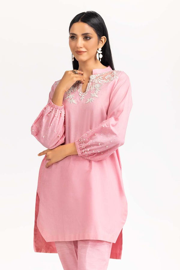 UAE -Tehwaar Yarn Dyed Embroidered Shirt And Trouser WGK-YDS-DE-2306