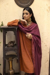 UAE -Yarn Dyed Shirt And Trouser With Dupatta WGK-YDS-DE-2558