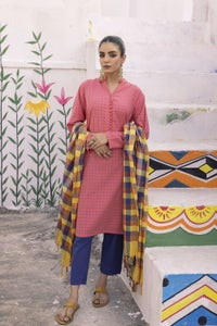 UAE -Yarn Dyed Shirt And Trouser With Dupatta WGK-YDS-DE-2564