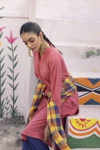 UAE -Yarn Dyed Shirt And Trouser With Dupatta WGK-YDS-DE-2564