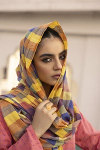 UAE -Yarn Dyed Shirt And Trouser With Dupatta WGK-YDS-DE-2564